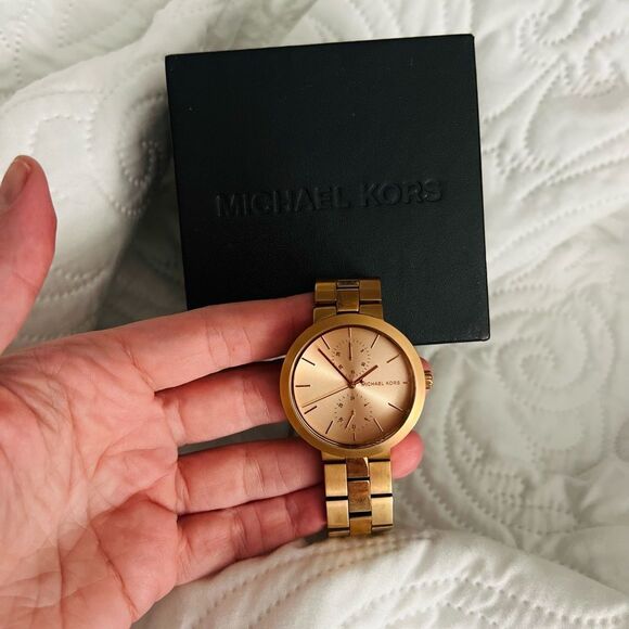 Michael Kors Garner Rose Gold-tone
Ladies Watch MK6409 - Picture 10 of 11